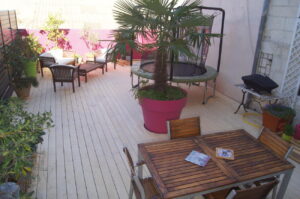 Terrasse sur étanchéité