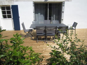 Terrasse bois sans vis sur structure aluminium